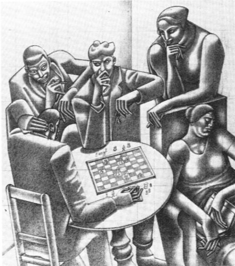 The Chess Players -- study