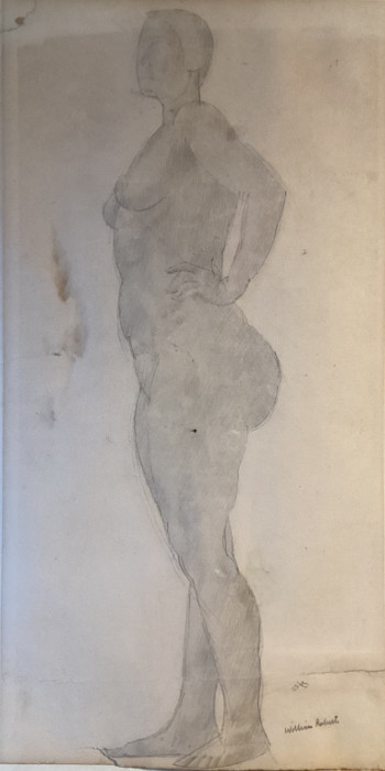 Female Life Study, Standing