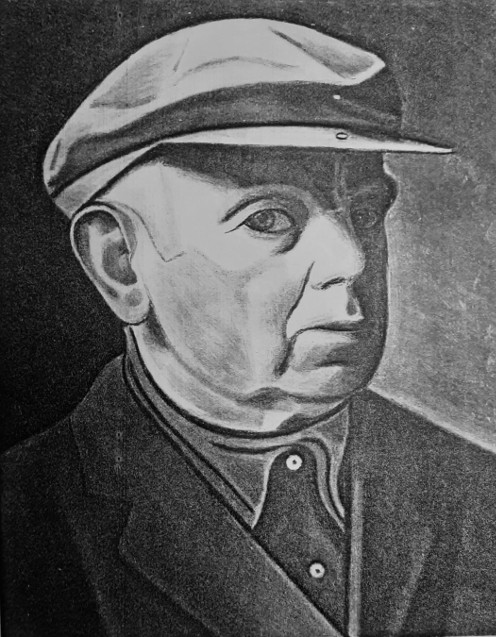 Self-portrait in a cap