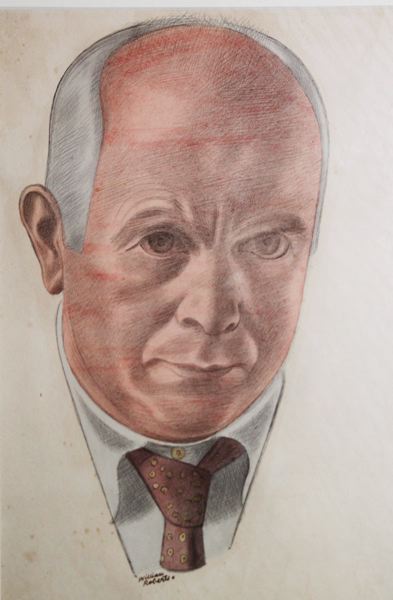 Self-portrait with Spotted Tie